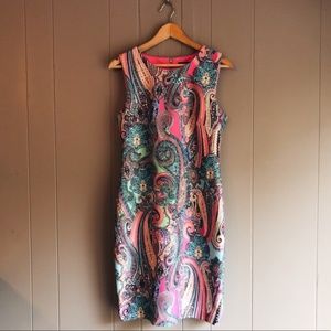 Tommy Hilfiger Sleeveless Scuba Sheath Dress